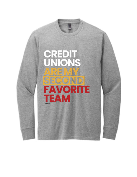 Long Sleeve T-Shirt "Second Team - ISU" (Grey Frost)