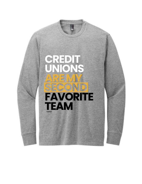 Long Sleeve T-Shirt "Second Team - Iowa (Grey Frost)